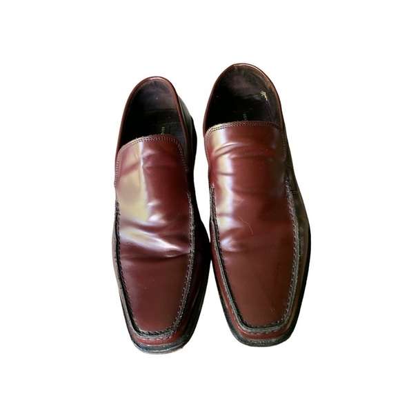 Kenneth Cole New York Chestnut Brown Loafer Mens Size 11.5 Slip On Dress Shoe - Picture 7 of 14